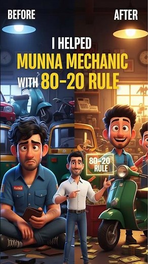 80 20 Rule - Pareto Principle Explained with Munna Mechanic