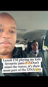 Lesedi FM playing my kids favourite jams🔥🔥Don't mind the voices, it's their mom part of the DNA🫣. Nna la ntseba mos ke tseba ho bina😁 | Thapelo Jonas