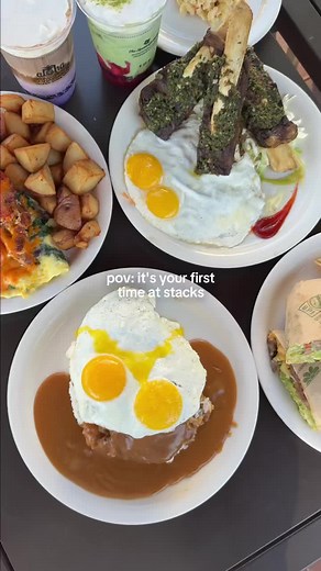 Prime Rib Loco Moco at Stacks Pancake House
