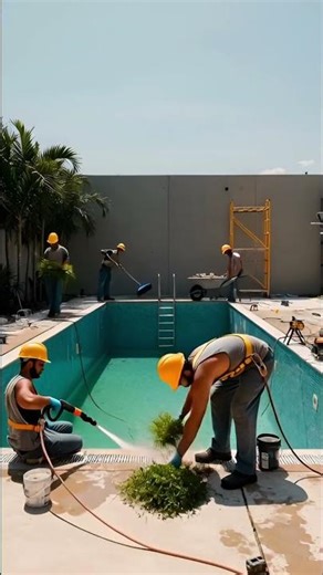 This home swiming pool is so 🤮🤢#shorts #viralvideo