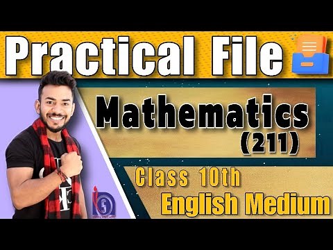 NIOS Class 10th Maths (211) Solved Practical English Medium || Public Exam | Practical