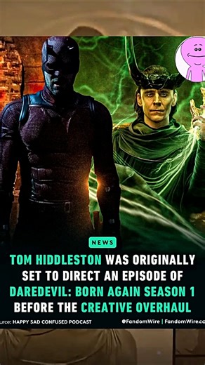 Tom Hiddleston Almost Directed Daredevil: Born Again?! Charlie Cox Reveals Lost MCU Plan