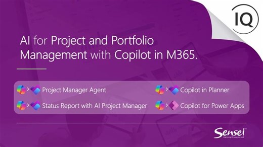 AI for Project and Portfolio Management (PPM) with Copilot in M365 | Jinu M.