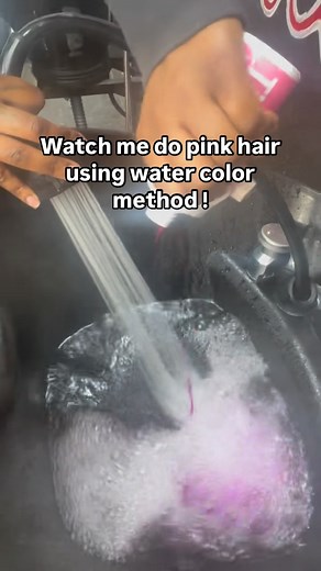 98K views · 2.6K reactions | Are you a water color fan or paint on fan ?? The water was so hot  Do you want to see how this install turned out???  stay tuned for finishing look‍♀️ #diamondesigns#pinkhair#watercolor#pinkwig#watercolors#pinkhaircolor#pinkhair#colorhair#garyhairstylist#chicagohairstylist#atlhairstylist#wiginstall#indianapolishairstylist#wiginstall#booknow | Diamon Danielle | Facebook