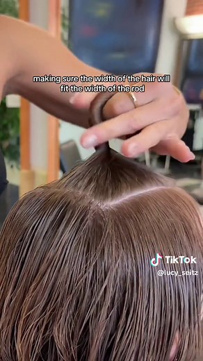 9-block perm section tutorial ##permwrap##cosmetology##beautyschool##hairsalon##howto##hair##curlyhair##sectioninghair##hairstylist##cosmetologist