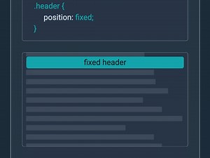 一次让你记住什么是CSS固定定位Fixed