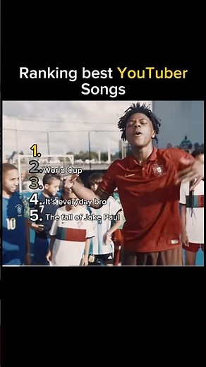 Ranking best YouTuber songs