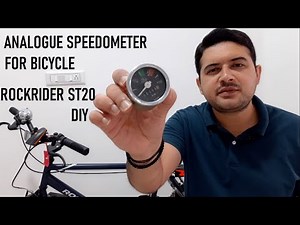 Tried Installing Traditional Speedometer on Bicycle | Rockrider ST20