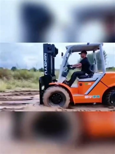 3ton lithium battery off road forklift