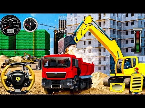 City Construction Simulator 3D Gameplay - Build and Drive Heavy Machines!