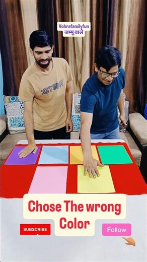 Choose The WRONG Color 😱❌ Family Game Challenge 😂 #shorts