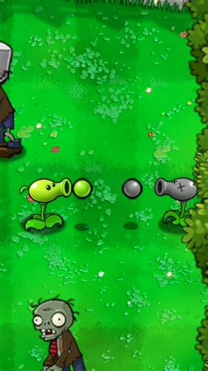 Peashooter Vs Zombie pea#pvz #games #trending #shorts