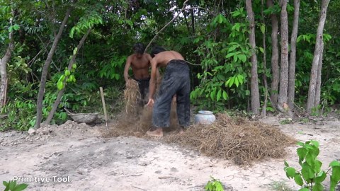 Watch these primitives push through 120 days of fatigue to finish a safe underground home