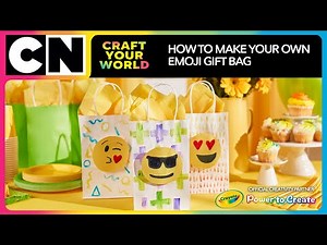 DIY Emoji Gift Bag | Craft Your World x Crayola | Cartoon Network Asia