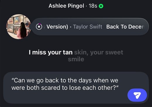 Back To December #lyrics #fyp #music