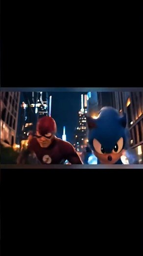 "Flash vs Sonic… The Ultimate Speed Battle! ⚡💙"