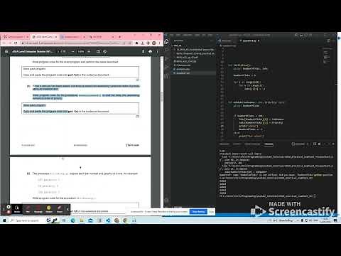 w22 42 - 9618 A Level Computer Science Paper 4 Walkthrough - Q1 - 2D arrays, insertion sort