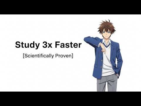 How to Study 3x Faster (Scientifically Proven)