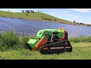 Green Climber, Remote-Controlled Mowing for Hazardous Areas