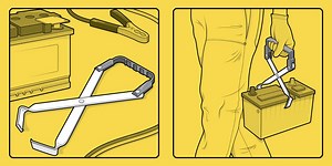 Move Heavy Batteries With Ease With This Car Battery Carrier Tool