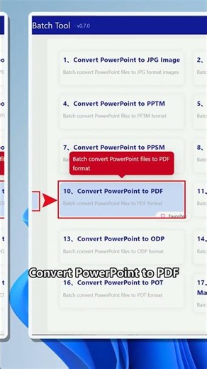 Batch convert PowerPoint files to PDF on Windows