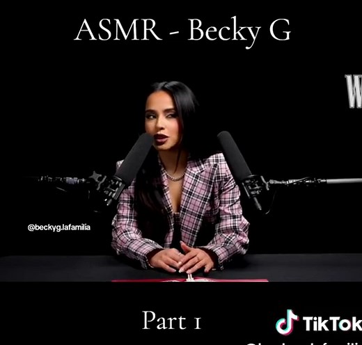 ASMR Part1 with Becky G @Becky G ...... #beckyg #LosAngeles #españa #puertorico #mexico #inglewood #vegas #BadBunny #taylorswift #pesopluma #karolg #jbalvin #justinbieber #beauty #gym #lanadelrey #coachella #coachella2024 #indio