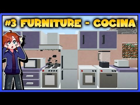 #03 HELADERA - TOSTADAS Y COCINA! - MrCryfish's Furniture MOD 1.12.2 - 1.16.5