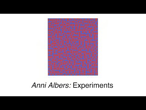 Anni Albers: Experiments