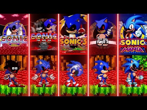 Evolution of Sonic.EXE Mods - Sonic.EXE Collection