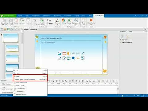 Using Slide Masters - ActivePresenter 7