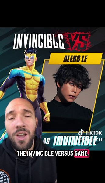 @Aleks Le has been revealed as the voice of Invincible in @Invincible VS and I can't help but be impressed #gaming #gamingontiktok #invinciblevs #invincible