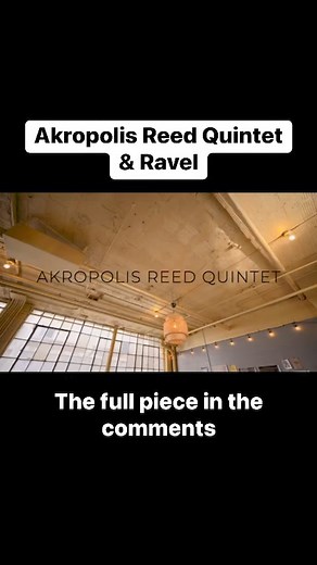 4.5K views · 77 reactions | Ravel - Toccata from Le Tombeau deCouperin - Akropolis Reed Quintet | History of Music | Facebook