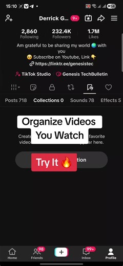 How To Create Collections On TikTok, Save Videos #genesistechme #ugandatiktok