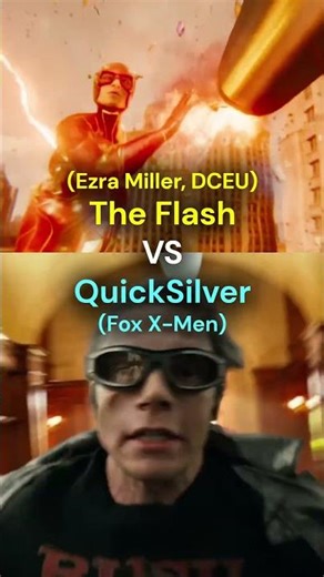 The Flash (Ezra Miller, DCEU) VS Quicksilver (Fox X-Men) WIS Edit