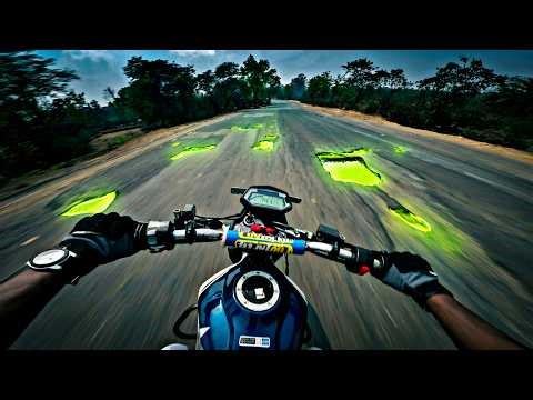 Riding Xpulse 200 4V On 🚧 Space Technology Road👷 || ASMR || No talking Only Riding || POV