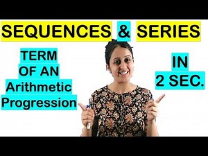 Sequences and Series — Arithmetic Progression Shortcuts Video Lecture | Crash Course for CDS