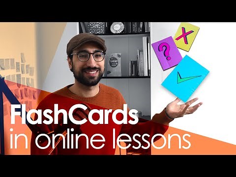 How to Use Flashcards in Online Lessons