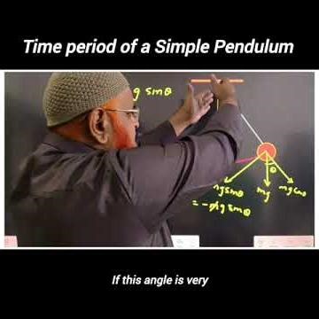 Time period of a simple pendulum | #shorts