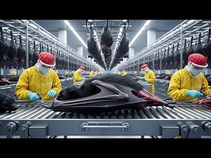 Inside a Giant Bat Meat Factory | Automated Mass Production Process (Full Process)