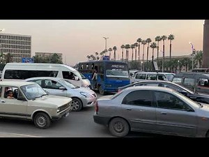 Traffic in Cairo, Egypt