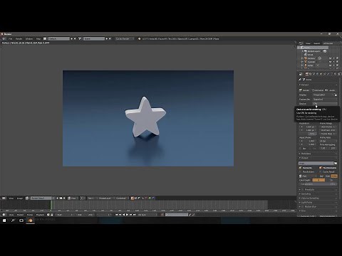 Create Star Shape in Blender