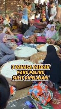 3 Regional Languages ​​That Are the Most Difficult to Learn #language #Indonesian #shorts