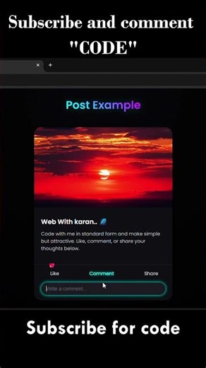 Single Post page.. animation. #shorts #htmlcssjs #webdevelopment #webwithkaran