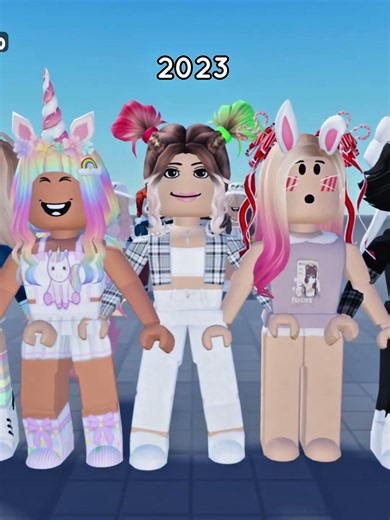 My avatars over the years 😱 #azalea #roblox #fypシ #robloxedit