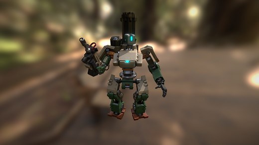 Bastion - Overwatch - Download Free 3D model by LeandroRiquelme