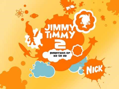 FOP & Jimmy Neutron JT Marathon of 2D VS 3D Promo (Nickelodeon 2006)