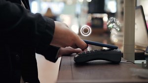 Mobile payment transaction at point of sale Free Stock Video Footage