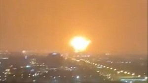 Grosse Explosion am Hafen von Dubai