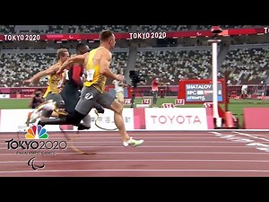 Top 4 finishers separated by just .03 in T64 100m; historic tie for bronze | Tokyo 2020 Paralympics
