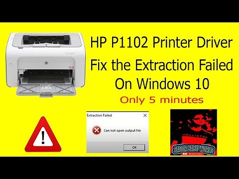 HP LaserJet P1102 Printer Driver Installation Error Fix Windows 10, 7, 8, 8.1 | Tutorial | Easy